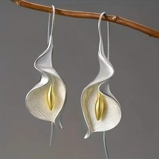 Damen Ohrringe Calla Blume –