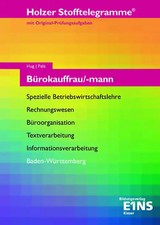 Holzer Stofftelegramme / Stofftelegramm Bürokauffrau/-mann. Ausgabe für Bürokauf