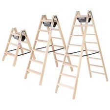 MUNK Holz Stufen-Stehleiter