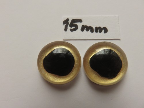 Fischaugen glas gold - fischaugen,, glas,gold