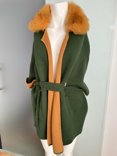 Poncho mit pelz fell - mit,