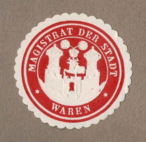 Siegelmarke mecklenburg - siegelmarke,