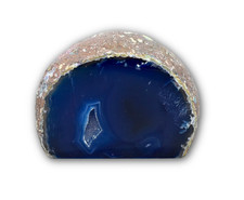 Blaue ACHAT GEODE Achat Druse