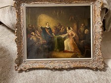 Antikes Ölgemälde altes Bild