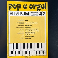 Noten - pop e-orgel -
