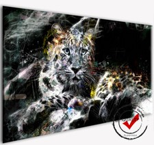 LEOPARD LEINWAND BILD XXL