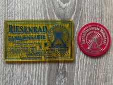 FAHRCHIP Konvolut 2 x Riesenrad - Kirmes Ehrenkarte