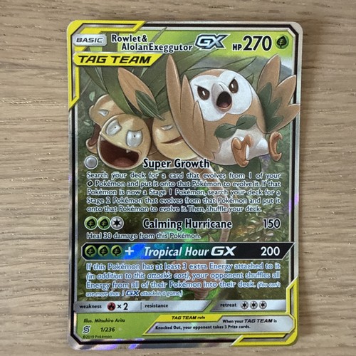Rowlett alolan exeggutor gx - &,