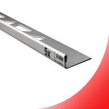 5x L-Profil Edelstahlschiene