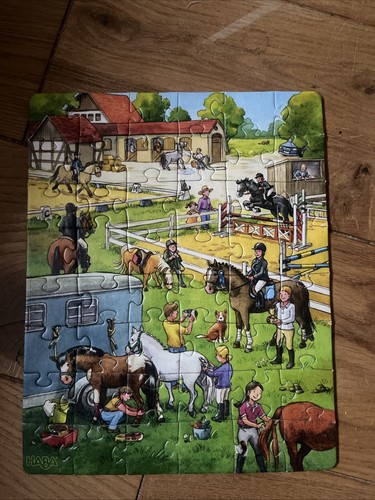Haba puzzles pferdehof 3 - pferdehof.,
