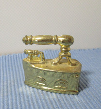 Bügeleisen Messing  Miniatur
