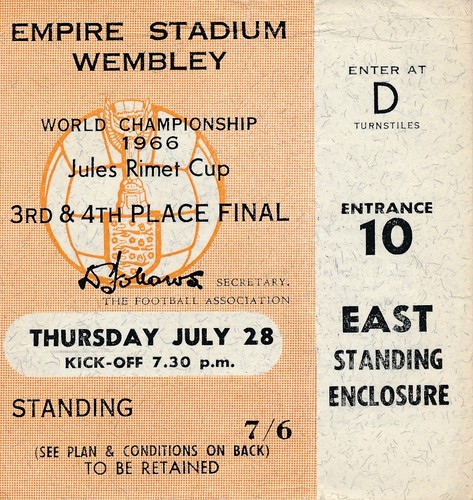 Ticket 1966 platz - 1966, 3.