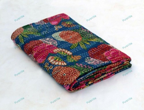Blumenmuster kantha stickerei - blumenmuster,