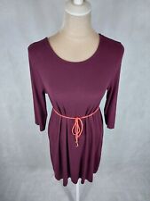 Kleid Pull & Bear Gr. L 40 (M/38/S/36) rot lila stretch basic casual dress 