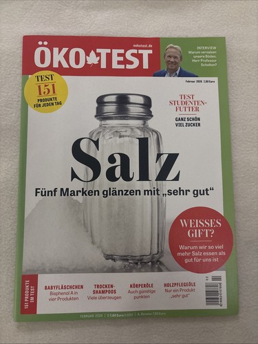 öko test 2026 salz - test, fünf