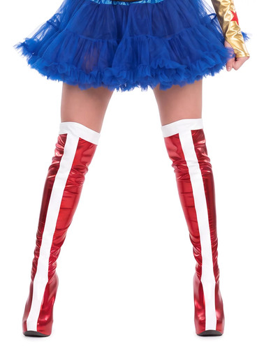 Wonder woman stiefelstulpen - woman,