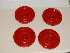 Radkappe 4x klein rot für DDR