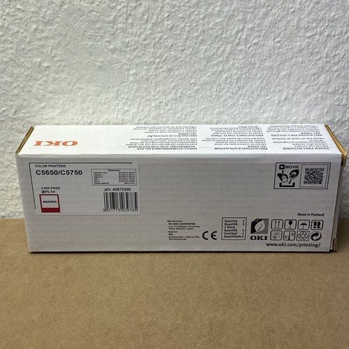 Original oki toner - original, magenta