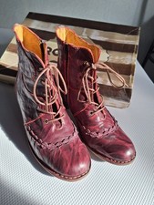 Rovers Stiefeletten Leder Rot Gr. 41