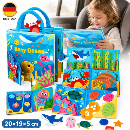 Filz ruhiges buch busy board - filz,