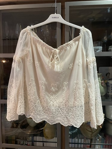 Boho spitzenbluse creme - boho-spitzenbluse,,