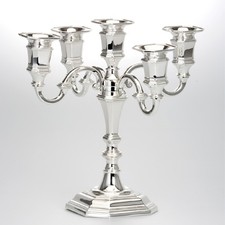 Kerzenständer Silber 5-armig