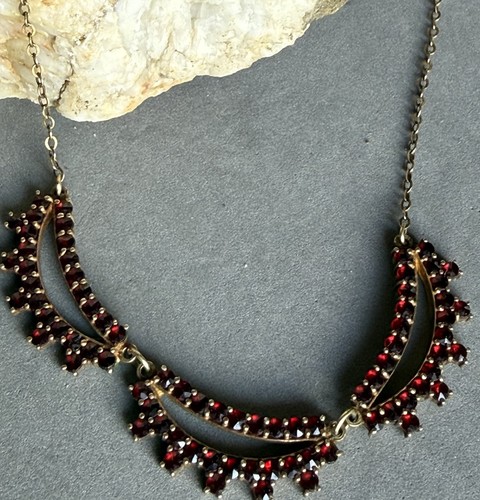 Antikes granat collier 900 - antikes,