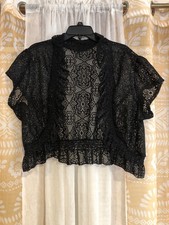 Pat Rego Dress Pelerine Black