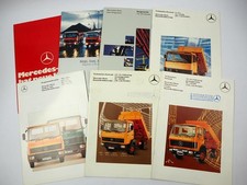 7x Prospekt Mercedes Benz Nutzfahrzeuge LKW Baugewerbe Atego Axor Actros