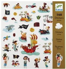 Djeco 160 stickers pirates - djeco,