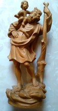 Holzfigur Heiliger