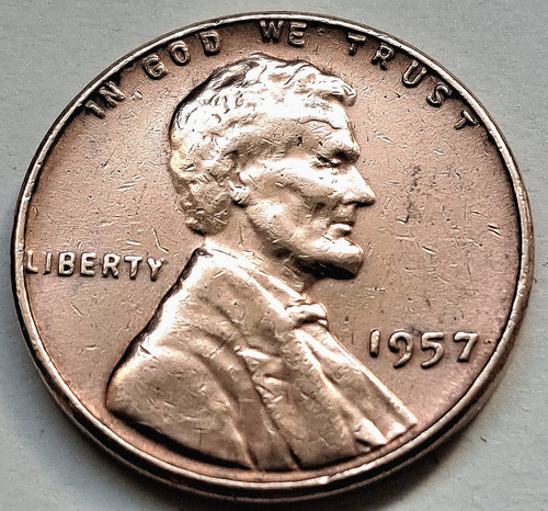 Usa cent 1957 bronze - 1, 1957,