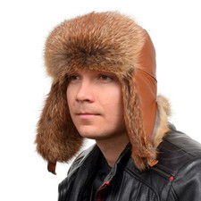 Fliegermütze aus echtem