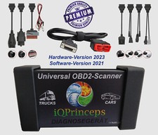 KFZ Profi Diagnosegerät LKW+PKW BJ 2022 OBD2 Tester Scanner + OBD Adapterkabel