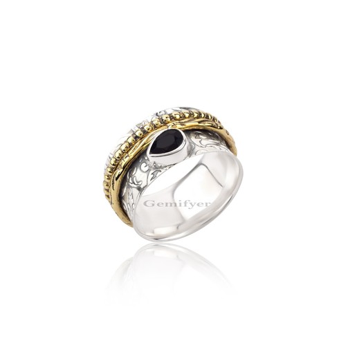 925 sterling silber schwarz - silber,