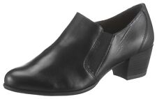 Tamaris Hochfrontpumps aus feinem Leder Stretcheinsätze, Gr. 39 -   mit  Mängeln
