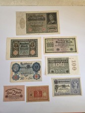 Sehr Alte Reichsbanknoten Mark