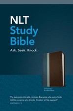 Tyndale NLT Study Bible, Tutone (Leather Bound)