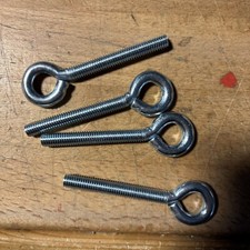 4 Stück Ringschraube M8x60x12mm Schrauböse verzinkt  /Hak.Nr. 44b