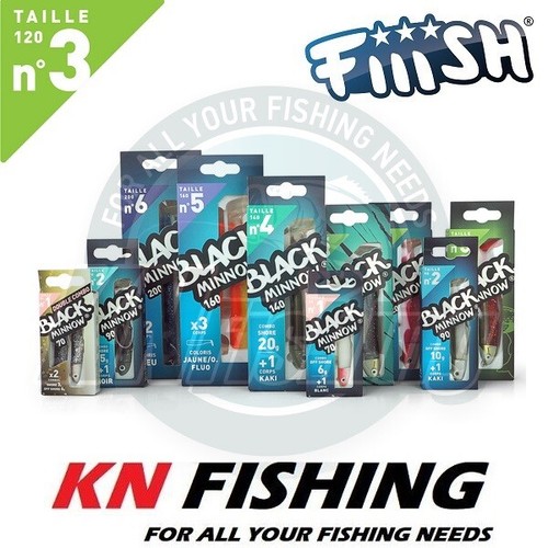 Fiiish black minnow 120mm - no.3,