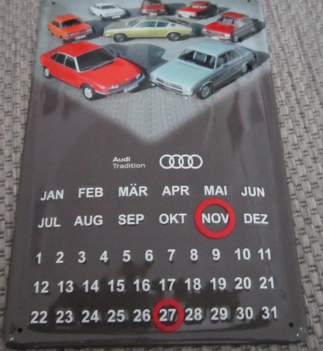 Blechschild ewiger kalender - blechschild/ewiger,