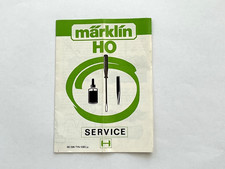 Märklin H0 Service Anleitung Beschreibung Original von 10/85 für versch. Modelle