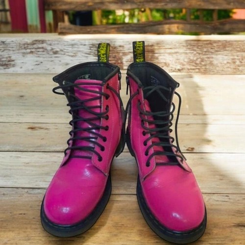 Women martens boots pink - dr.,