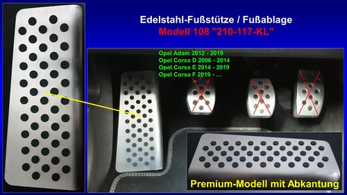 Fußstütze alupedal - fußstütze,
