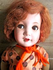 Alte Puppe K&W König & Wernicke Mädchen Schreipuppe ca 50 cm