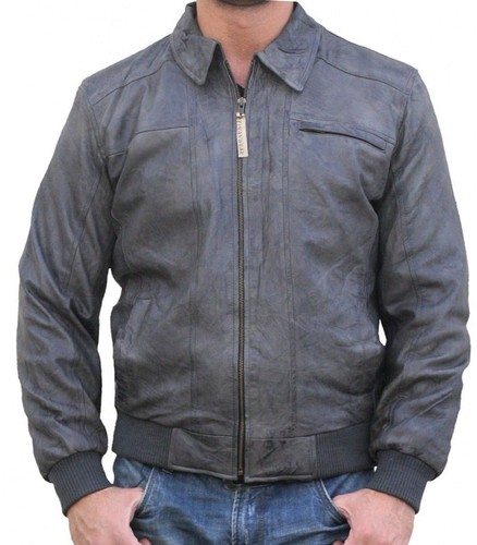 Herren lederjacke jacke lamm - herren,