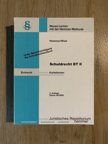 Schuldrecht die - schuldrecht, bt
