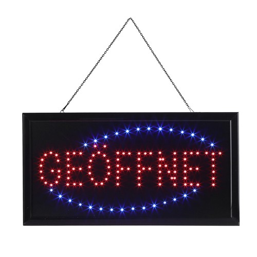 Led schild coffee - schild, pizza