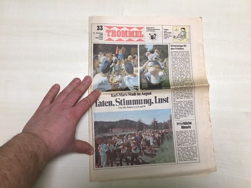 Trommel 1988 ddr zeitung - trommel,