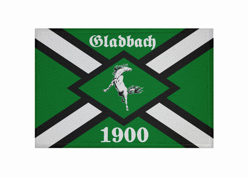 Aufnäher gladbach 1900 fahne - gladbach,